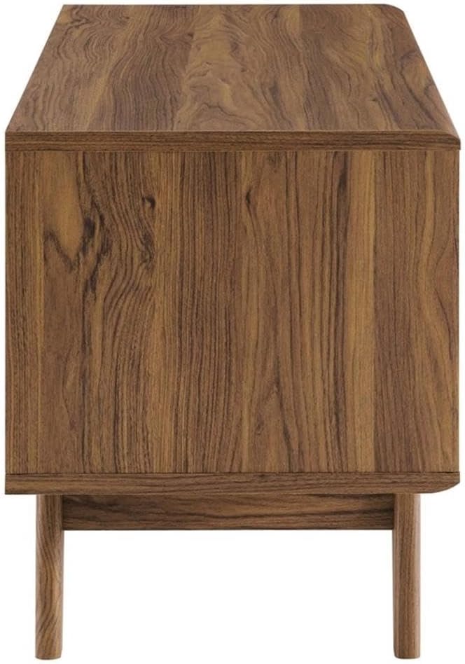 Modway Envision Mid-Century Modern 37" Vinyl Record Display Stand, 37 In...