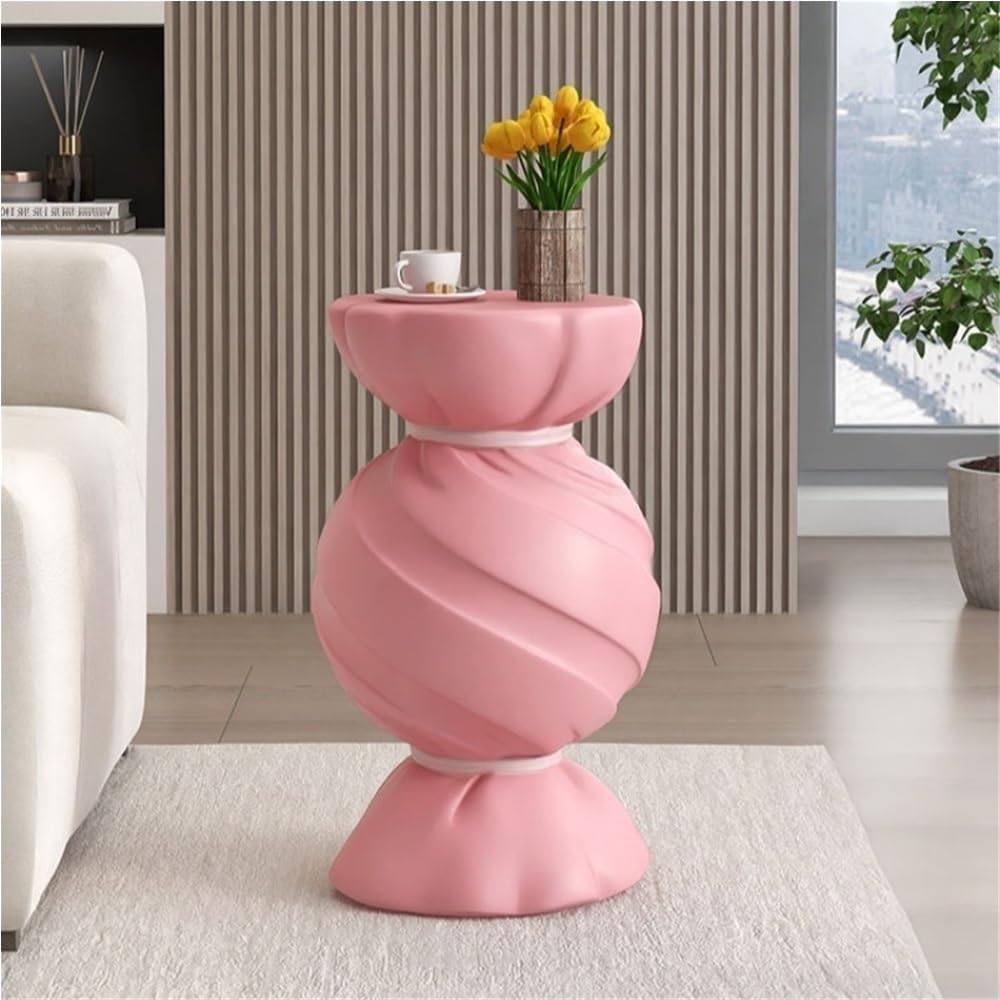 Candy Shape Side Table, Creative End Tables for Home, Simple Style Bedside Ta...