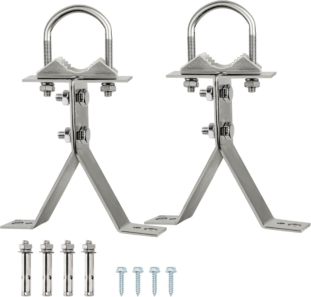 XRDS-RF Antenna Wall Mount 6 Inch Heavy-Duty Stand Off Wall Mast Mount Windpr...