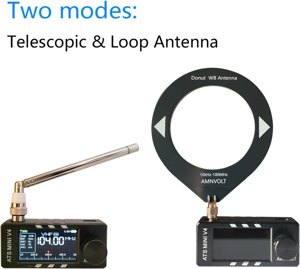 Upgraded ATS MINI V4 Radio, SI4732 Pocket Shortwave Radio, abs v4 ATS mini