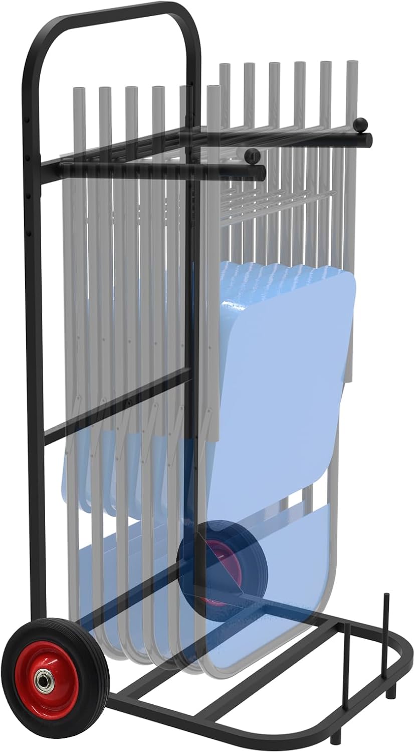 Folding Chair and Table Cart,Small-Sized Chair Storage Cart,200LBS Capacity