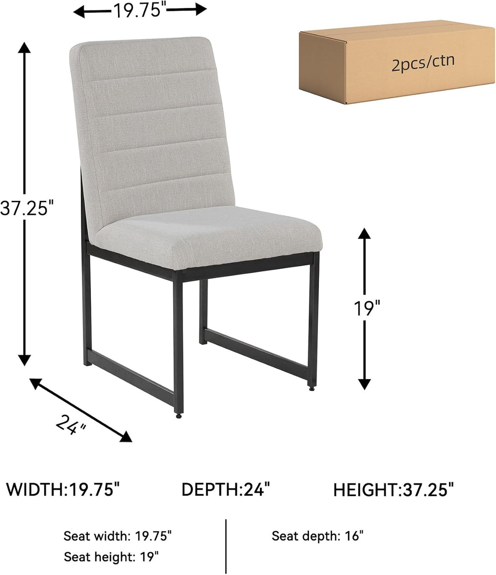Signature Design by Ashley Tomtyn Dining Chair, Set of 2, Cushioned Polyester...