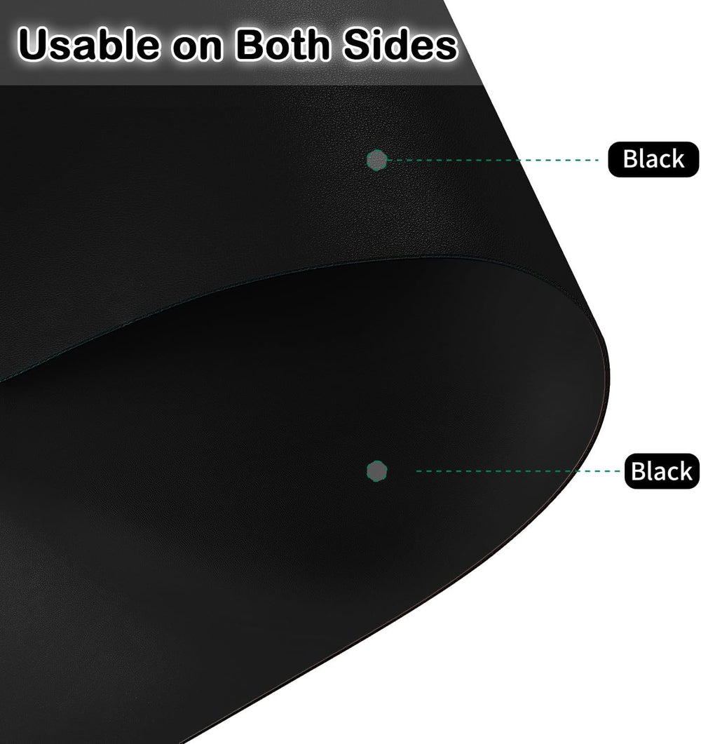 Leather Table Cover,1.8mm Thick,24x36 Inch Table Protector,Coffee Table Prote...