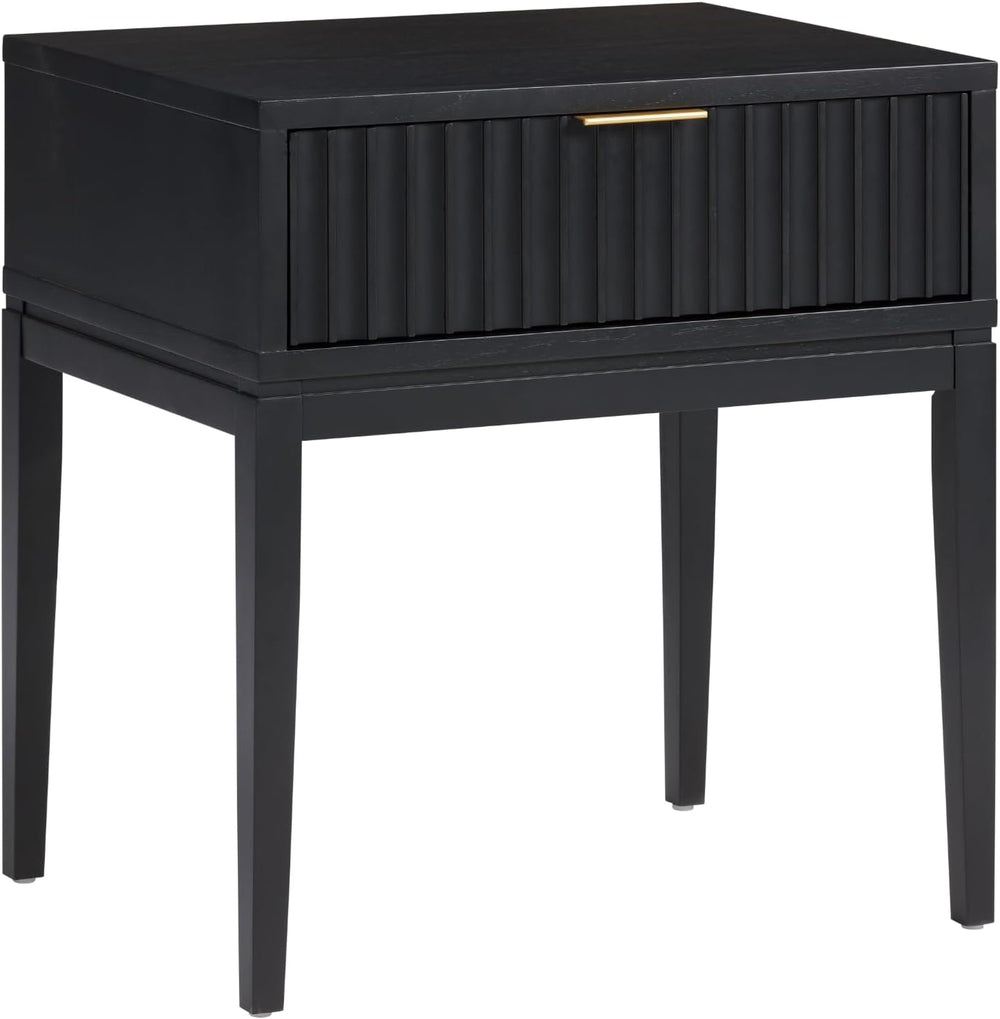 Nathan James Jasper Boho Side Table, Solid Wood Bedroom Nightstand or Bedside...