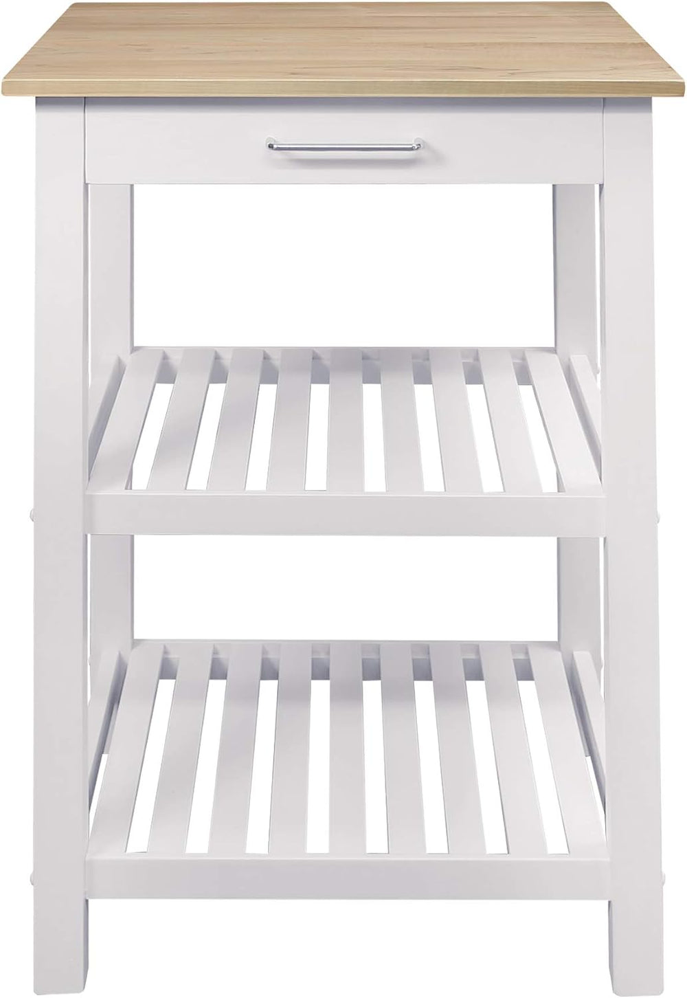 Casual Home Sunrise (Small) with Solid Harvest Hardwood Top Kitchen Island, 2...