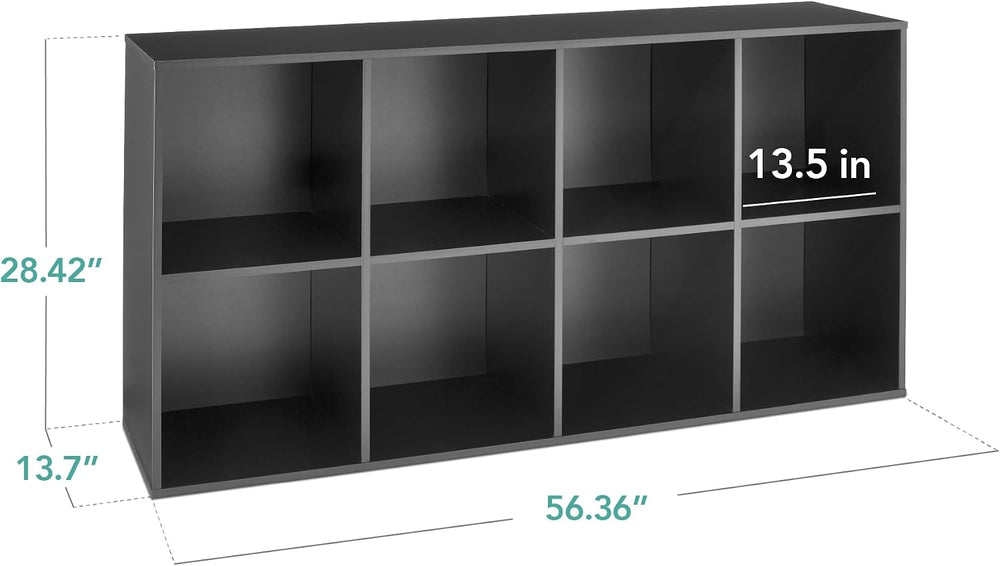 Best Choice Products 8-Cube Storage Organizer, 13.5in Shelf Opening, Bookcase...