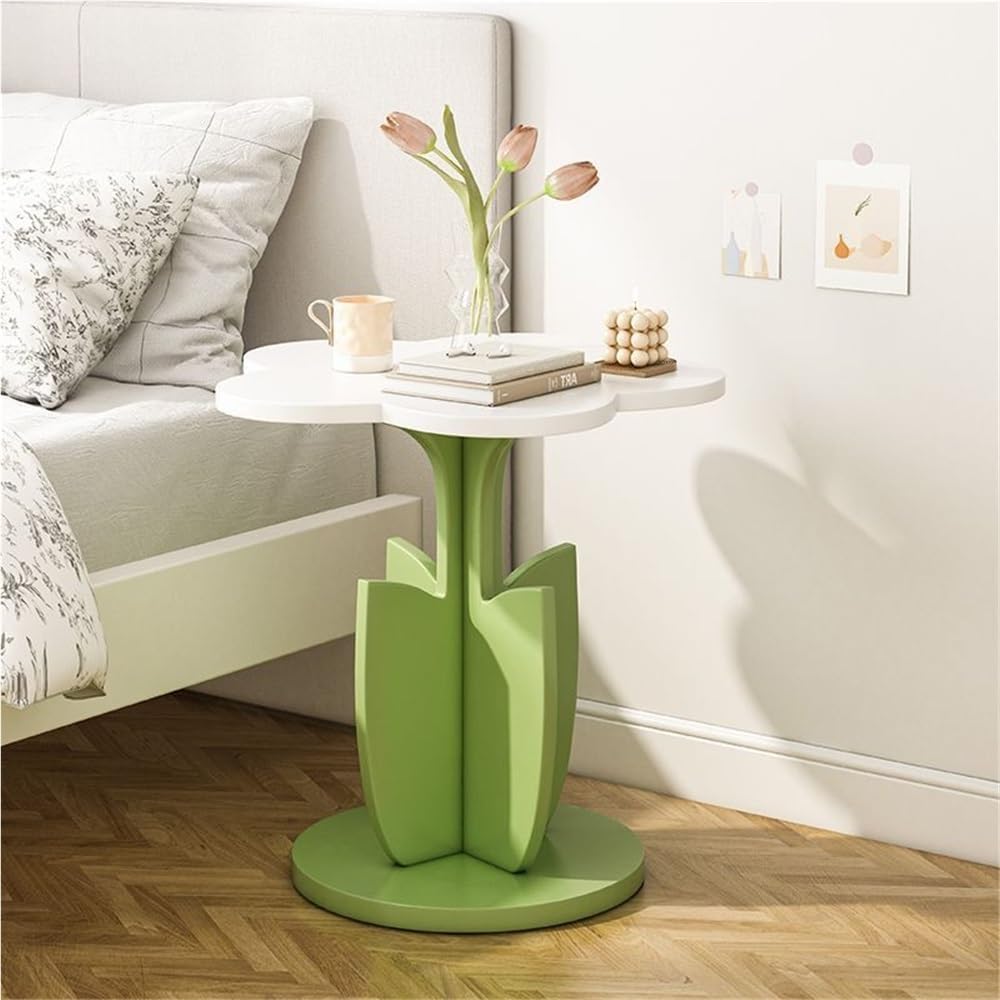 Flower Shape Side Table, Modern Bedside Table, Multifunctional Coffee Table, ...