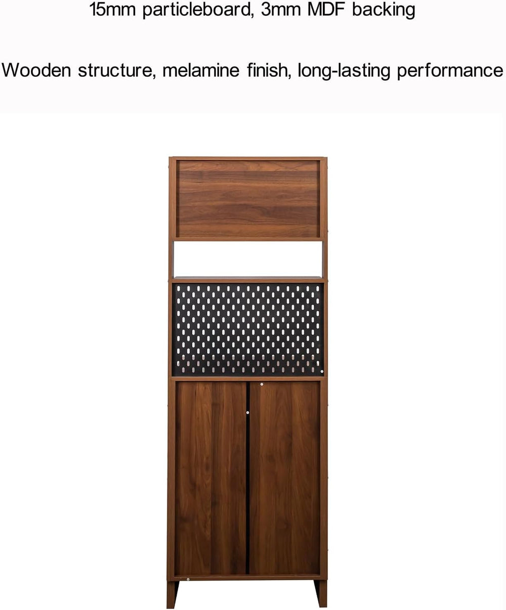 70.87" Freestanding Kitchen Sideboard, Sideboard Storage Cabinet with 2 ...