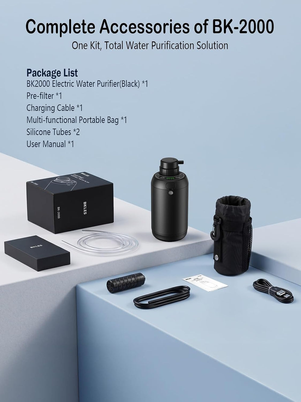 Electric Water Purifier Camping, Survival & Emergency Preparedness