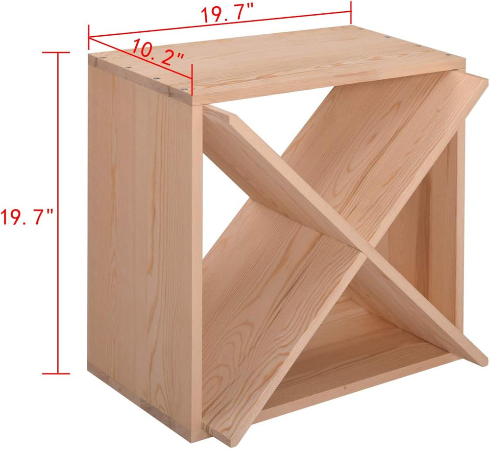 Y1LA 24 Bottle Wine Rack Holder Compact Cellar Cube Bar Storage Kitchen Decor...