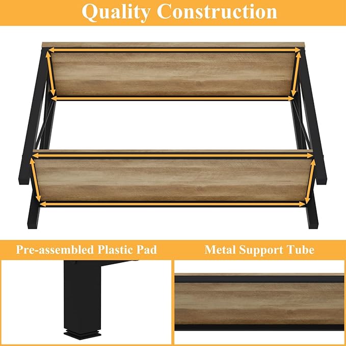 BON AUGURE Farmhouse Entryway Table, Sofa Console Table Behind Couch for Livi...