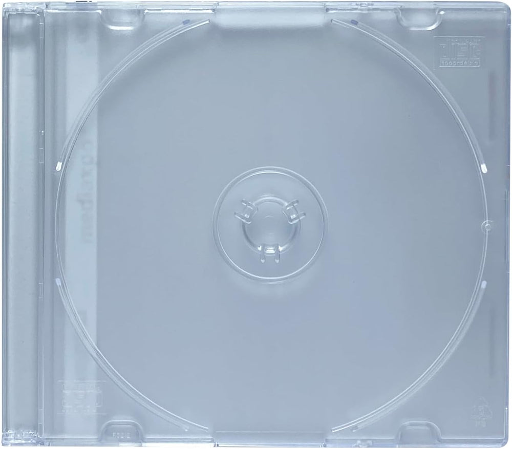 mediaxpo Premium Slim Clear Jewel Cases - Protect and Showcase Your CDs - Sli...
