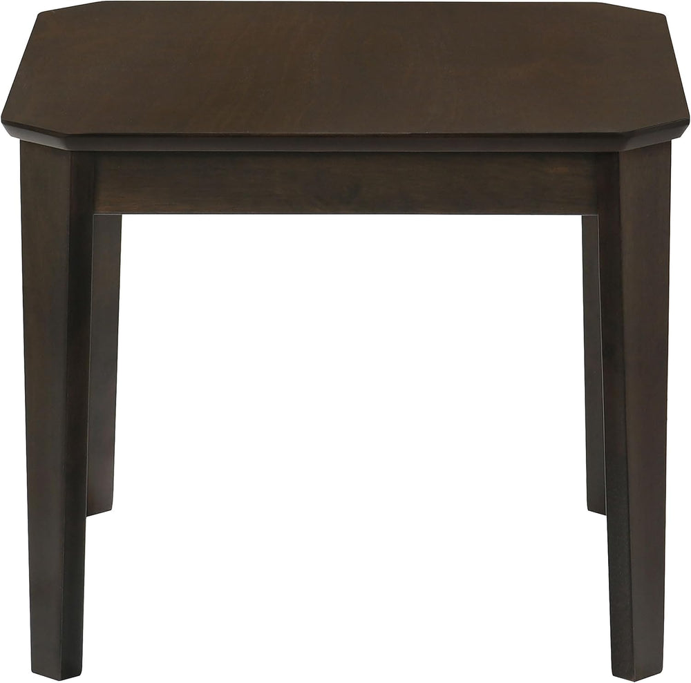 Dark Brown 3-Piece Coffee and End Table Set