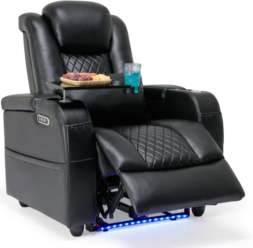 Airadlis Home Theater Seating Seats Dual Power Movie Theater Chairs Theater R...