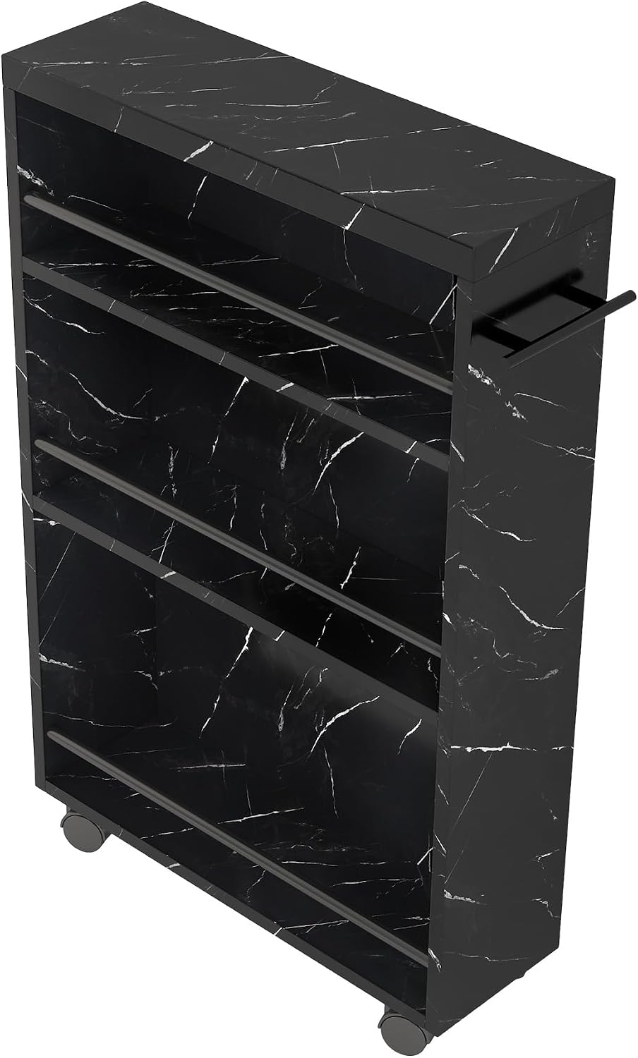 Tribesigns Slim Storage Cart, Rolling Narrow Kitchen Cart on Wheels for Small...