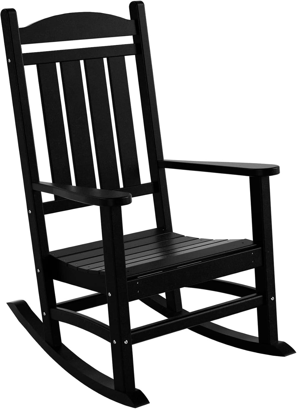 WO Home Furniture Patio Rocking Chair Farmhouse Outdoor HDPE UV Weather Resis...