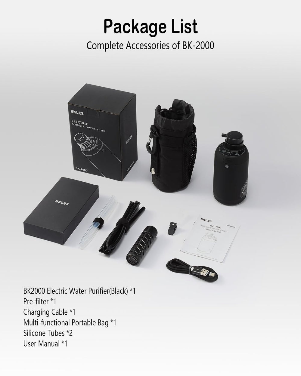 Electric Water Purifier Camping, Survival & Emergency Preparedness
