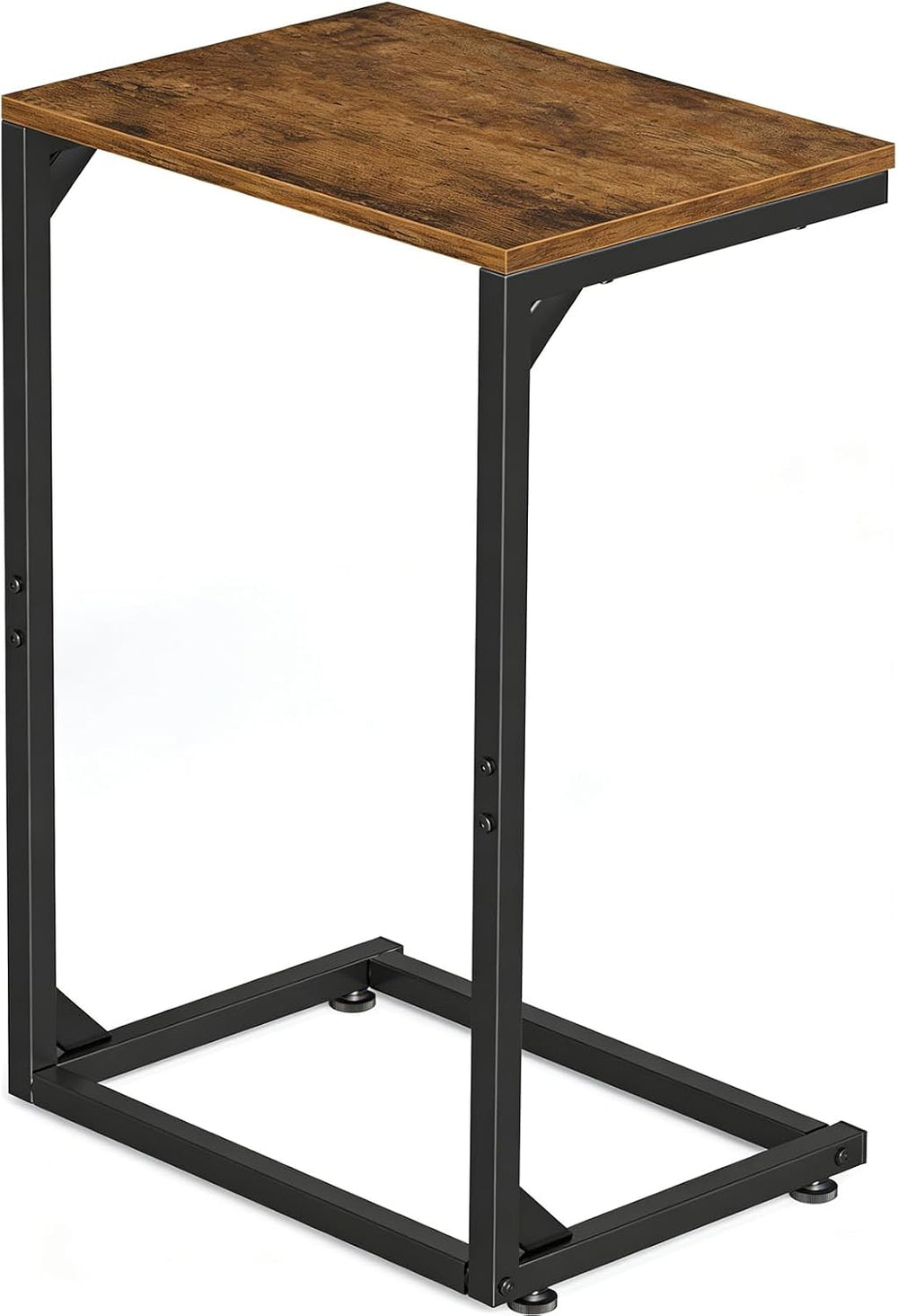 Simple Trending C Shaped End Table, Small Side Table, TV Trays for Couch, Sof...
