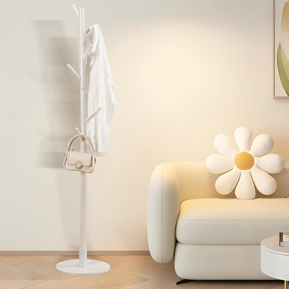 VECELO Coat Rack Freestanding, Entryway Hanger Stand, Umbrella Holder, Hall T...