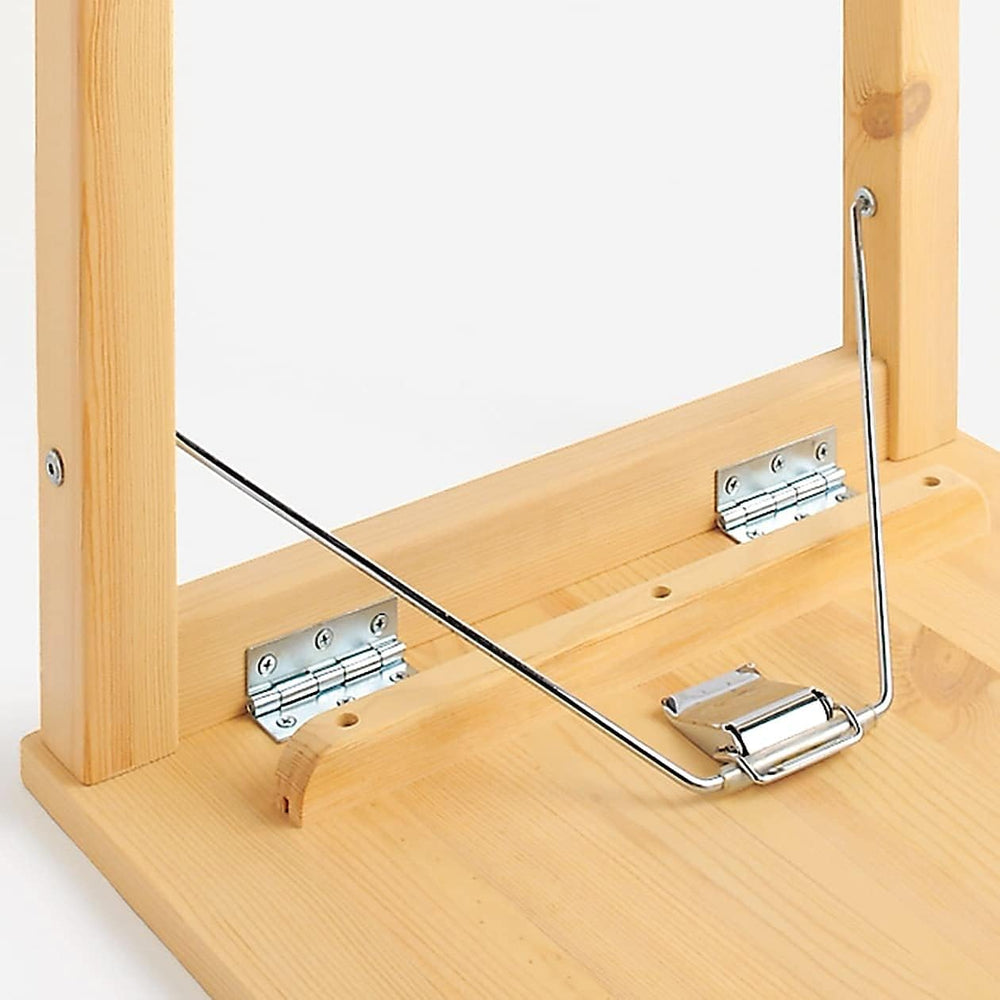 MUJI 18499441 Folding Pine Wood Table, (W x D x H): 31.5 x 19.7 x 27.6 inches...