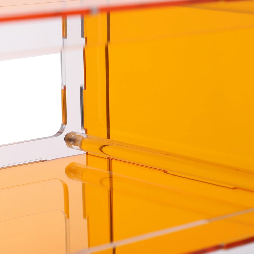 Acrylic Side Table for Living Room, Acrylic Nightstand for Bedroom, Sturdy Co...