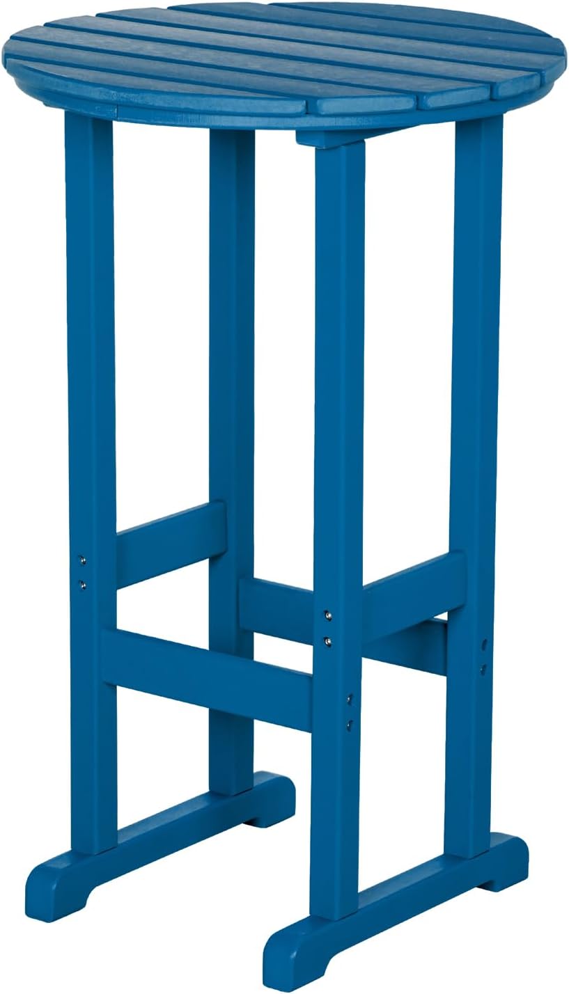 nalone 40" Outdoor Bar Table, All Weather HDPE Bar Height Patio Table Co...