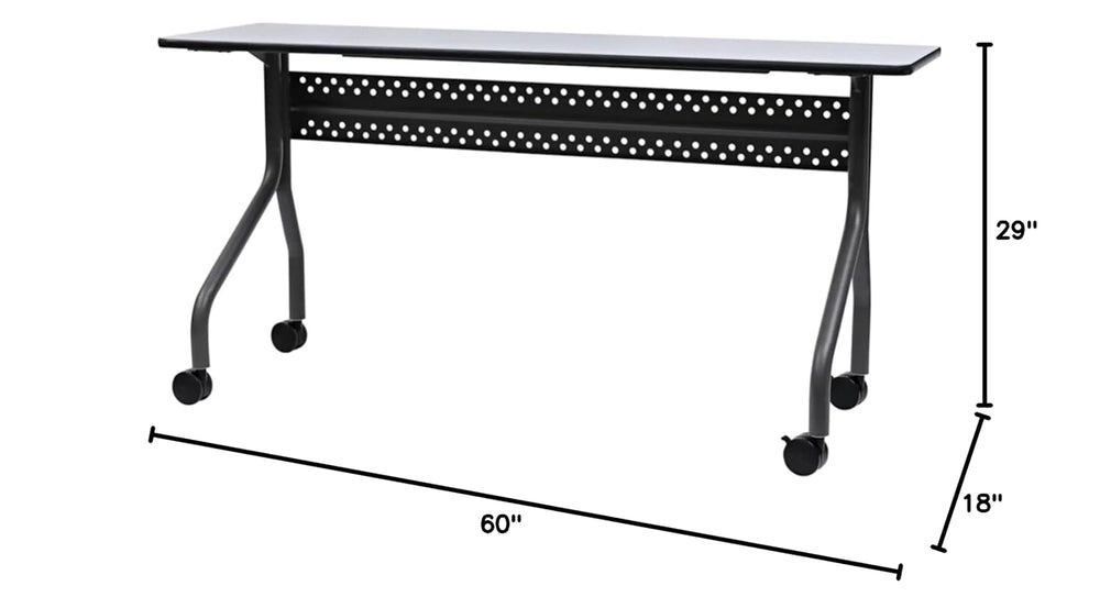 Iceberg OfficeWorks Mobile Training Table, 5 ft, Gray