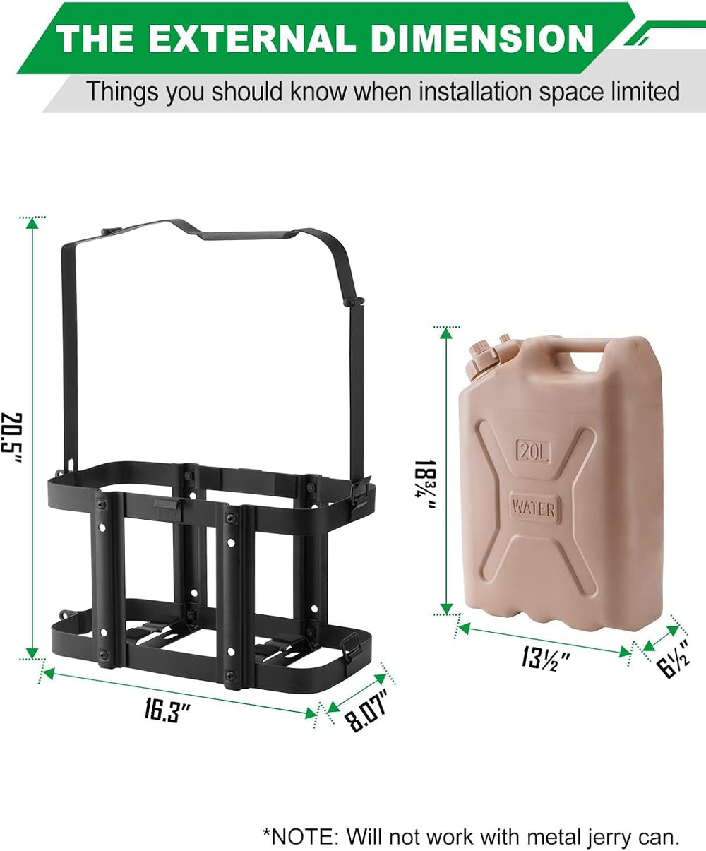 5 Gallon Water Container Holder Mount for RV