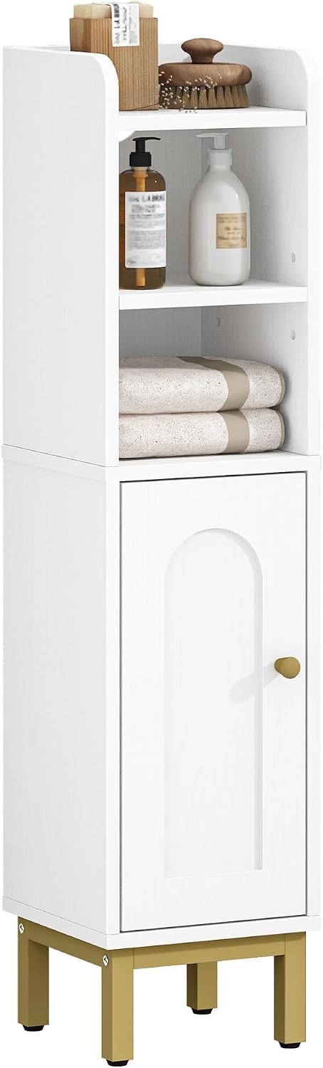 Hzuaneri Bathroom Storage Cabinet, Small Corner Floor Cabinet | Narrow Toilet...