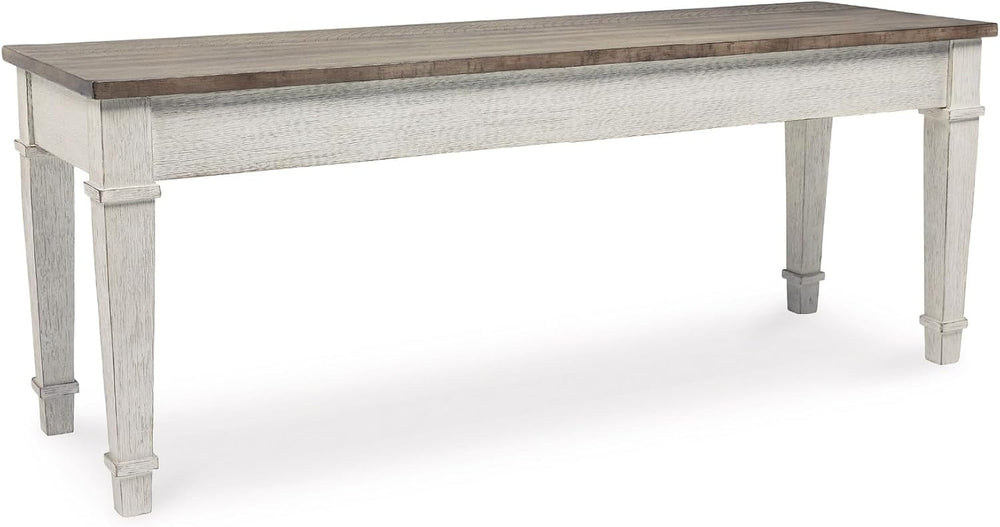Signature Design by Ashley Skempton Farmhouse Storage Bench, Distressed Finis...