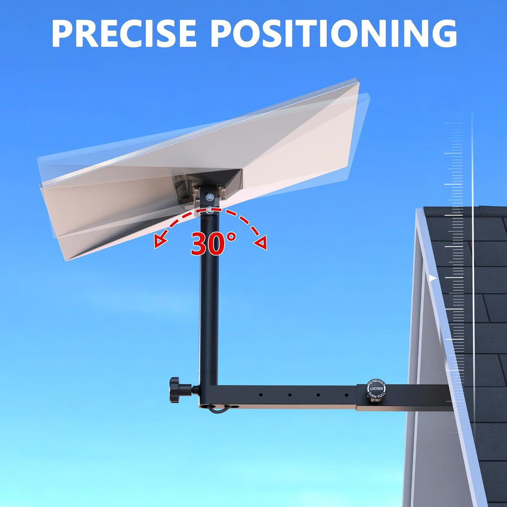Adjustable Starlink Gen 3 Mount, Starlink Pole Mount with Starlink Gen 3 Pipe...