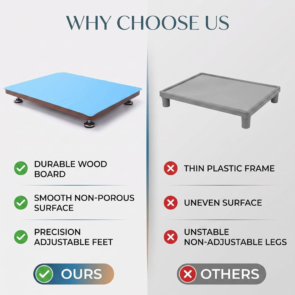 GLOGLOW Adjustable Resin Leveling Table Scratchresistant | Heat-proof levelin...