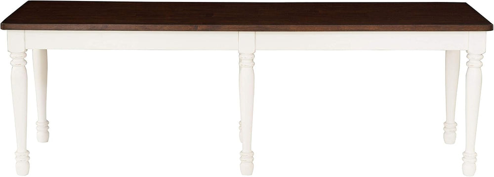 Crosley Furniture Shelby Wood Dining Bench for Entryway or Mudroom, Distresse...