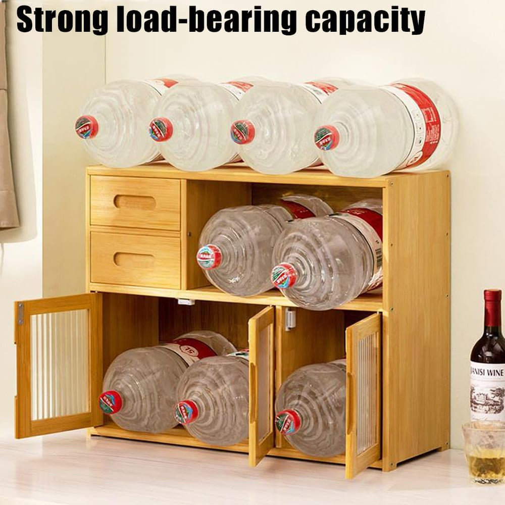 Countertop Cabinet, Small Countertop Pantry, Countertop Storage Cabinet with ...