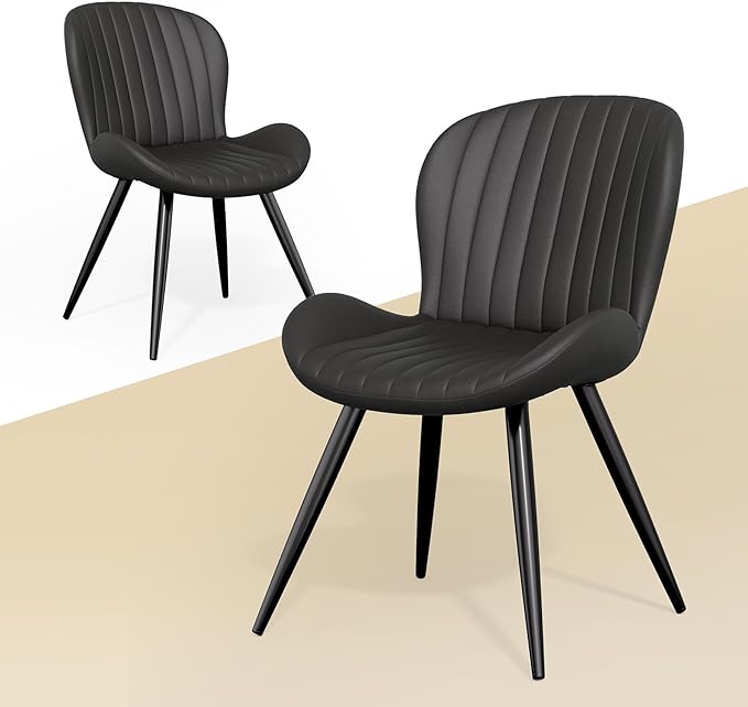 Nalupatio Dining Chairs Set of 2, Modern Dining Room Chairs Comfy Backrest Th...