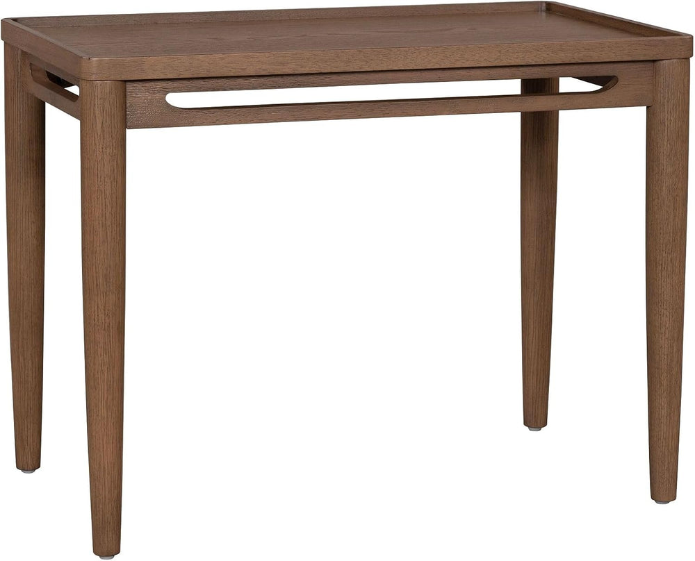 Flexsteel Verona End Table, Transitional Design, Medium Brown Oak, 29x17x22 I...
