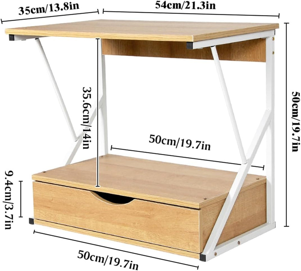 Kitchen Countertop nizer with 3 Tier Microwave Shelf Metal Frame Oven Rack Wo...