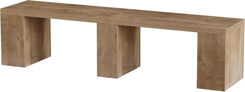 Tribesigns 78.74" Extra Long Dining Bench, Farmhouse Kitchen Wood Bench ...