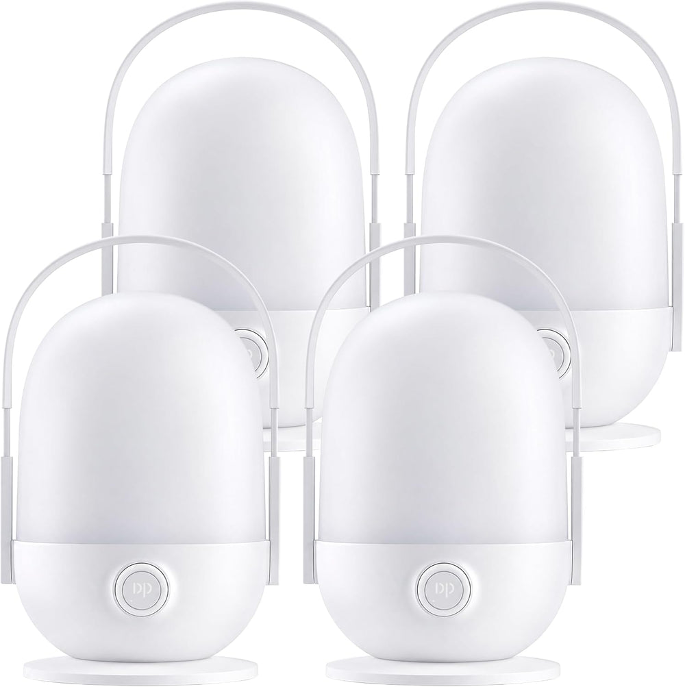 LED Lanterns for Power Outages 4Pack, Dimmable Rechargeable Lights, Portable ...
