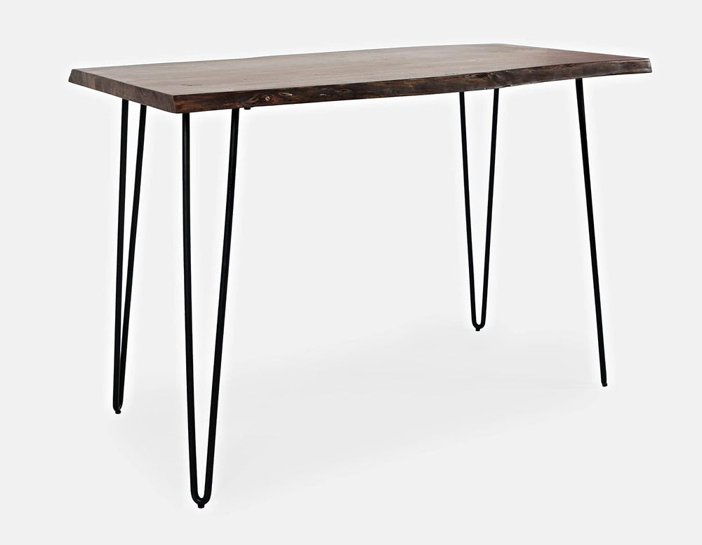Jofran Nature's Edge 52" Farmhouse Dining Table - Solid Wood Counter...