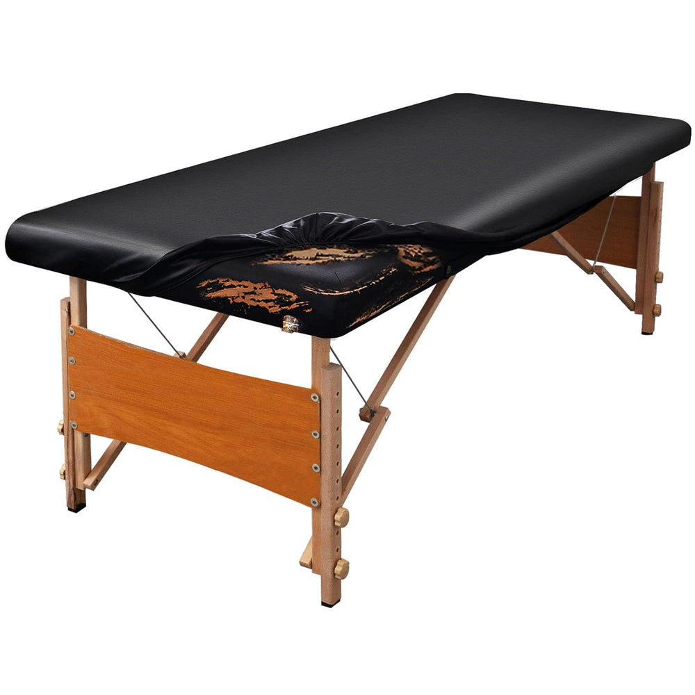 Leather Massage Table Cover Protector Vinyl Wipeable Massage Table Cover Fitted
