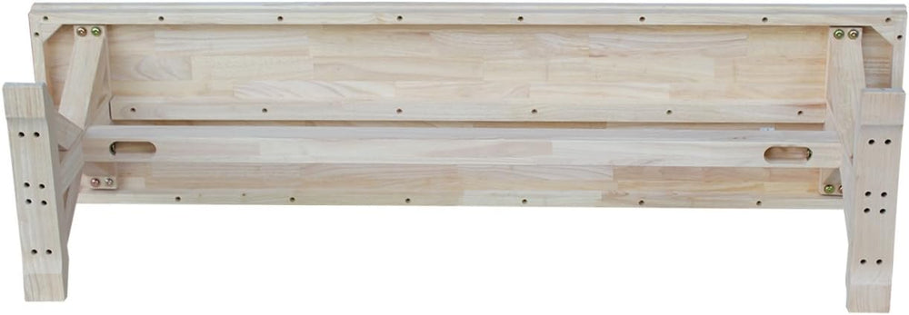 IC International Concepts, Canyon Collection Solid Bench, Solid Real Wood, St...