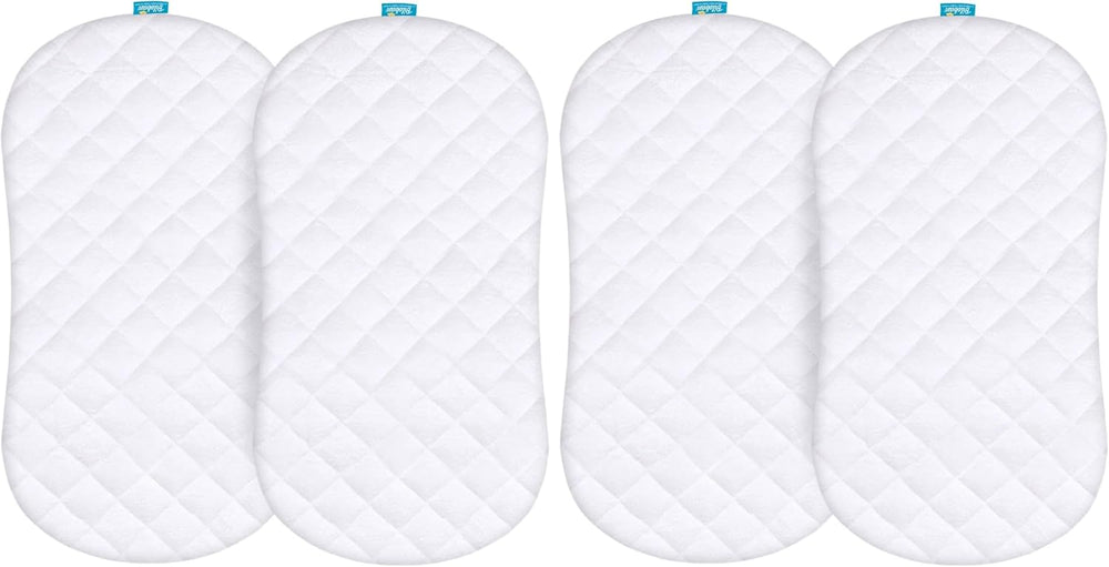 Bassinet Mattress Pad Cover Compatible with Halo BassiNest Swivel Sleeper, 4 ...
