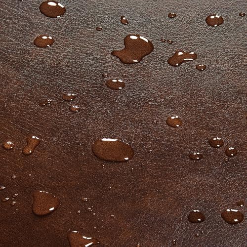 Yaheetech Mid-Century Modern Accent Chair, Lounge Chair, Dark Brown | Faux Le...