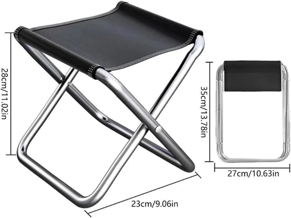 Folding Stool Small Aluminum Alloy Collapsible Fishing | Folding Stool Small ...