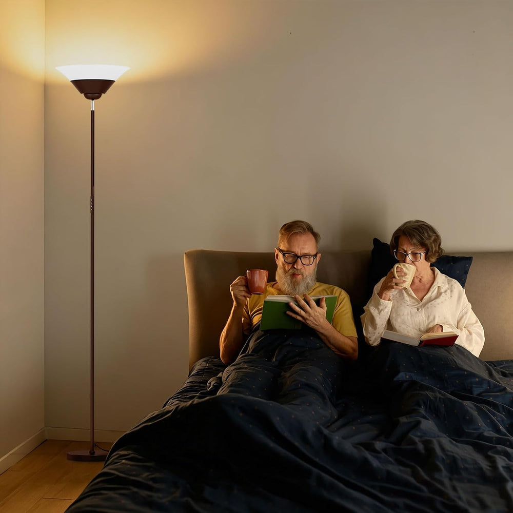 SIBRILLE Floor Lamps for Living Room, 72” Tall LED Standing Lamp with Remote/...