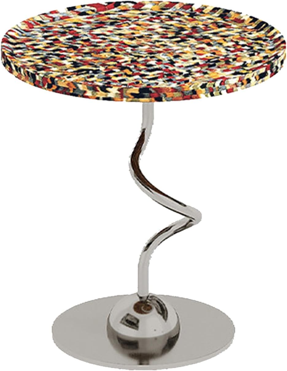 Bedside/Sofa Side Table – Shell-Style Accent Table (Suitable for Living Room,...