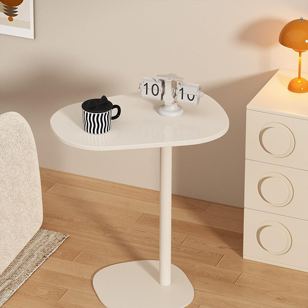 C-Shaped Side End Table, C Table for Sofa Couch Modern End Table Small TV Tra...