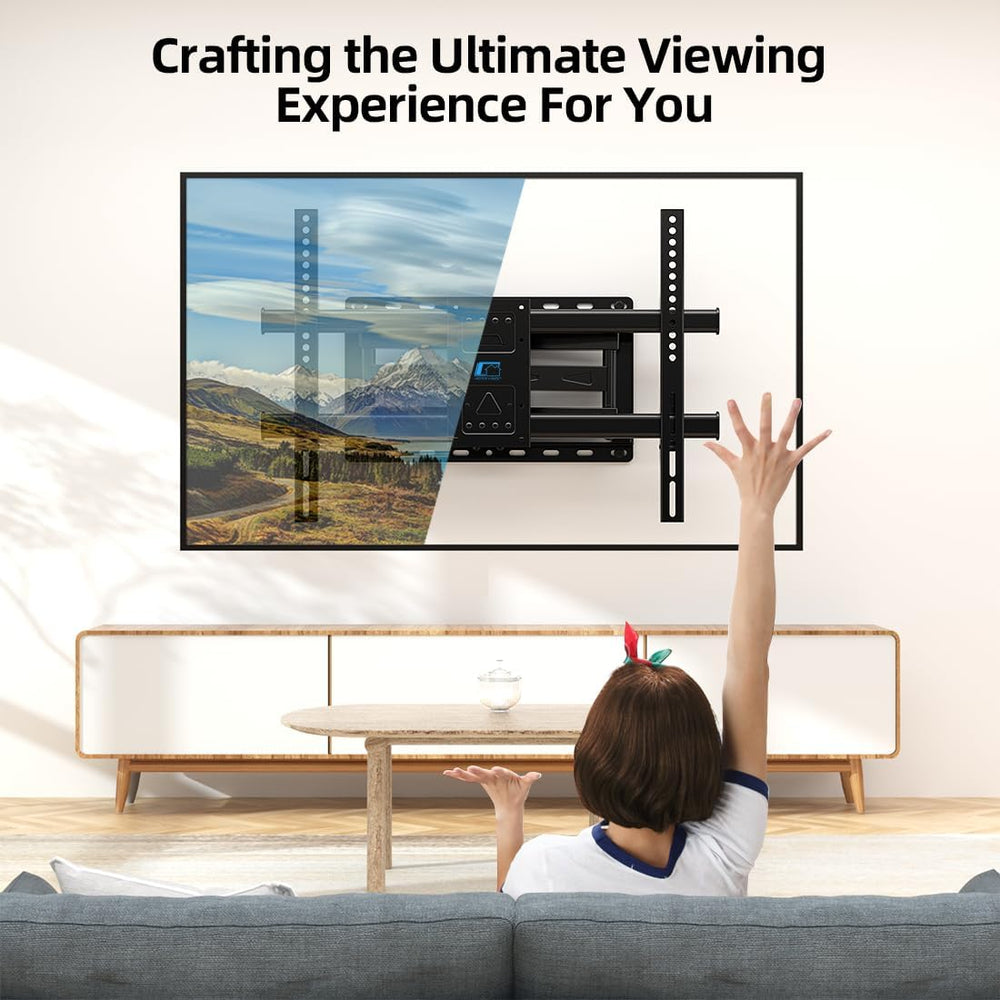 HOME VISION Full Motion TV Wall Mount for 32-85 inch TVs up to 132lbs | Max V...