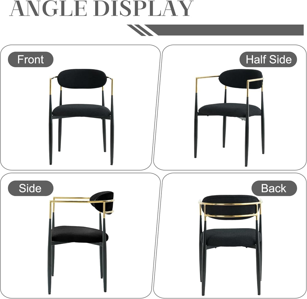 Baysitone Dining Chairs Set of 4 Mid-Century Modern Upholstered Boucle Dining...